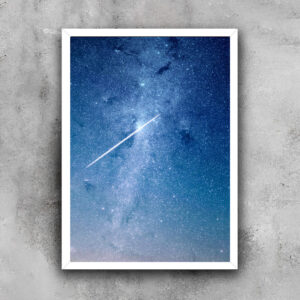 "Wish Upon A Star" Cosmic Art Print | A3 Frame