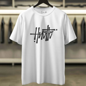 Hustle - White Tee