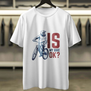 Is My Bike OK White Tee
