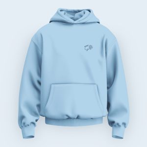 GM Minimalist Hoodie – Sea Blue