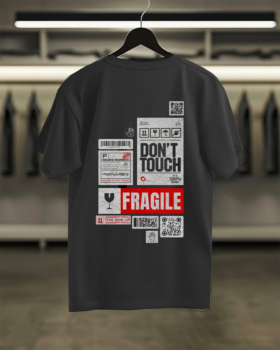 Handle With Care – Back Side Print Tee