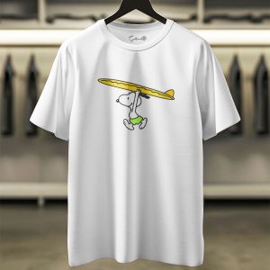 Surf’s Up Snoopy Classic Character Tee – White