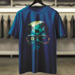 Neon Explorer Skull Tee